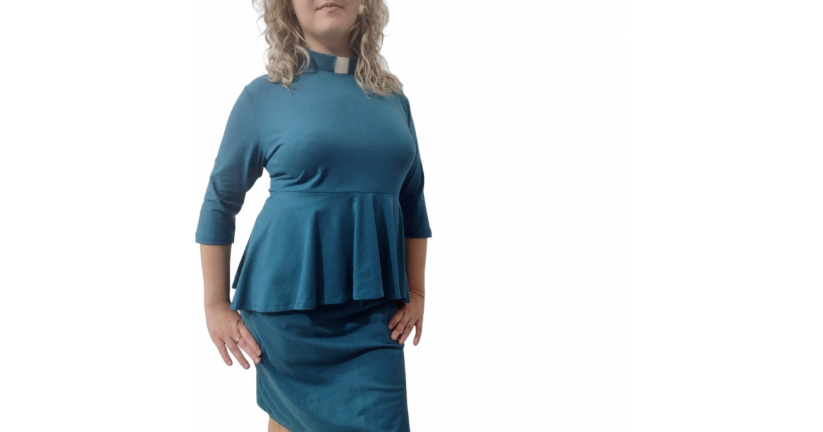 MALLORY PEPLUM DRESS MALLORY PEPLUM DRESS