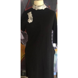 MICHAELA LACE TRIM DRESS