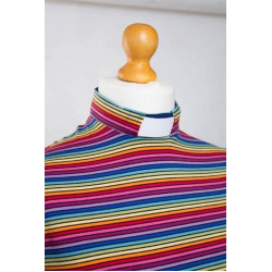 MAISIE FITTED RAINBOW TOP