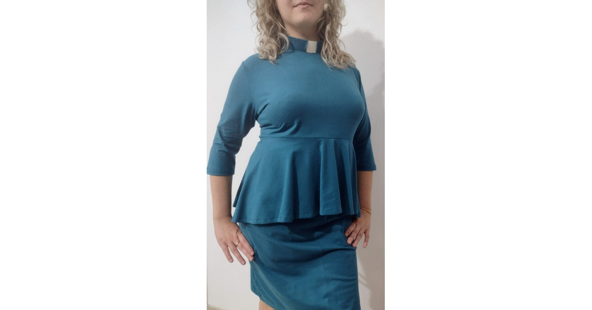 MALLORY PEPLUM DRESS