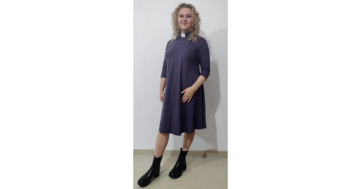 MERYL ZIPPED SWING DRESS