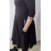 MAYA RAINBOW TRIM SKATER DRESS