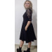 MARLENE LACE SLEEVED SKATER DRESS