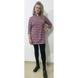 MAISIE FITTED RAINBOW TUNIC