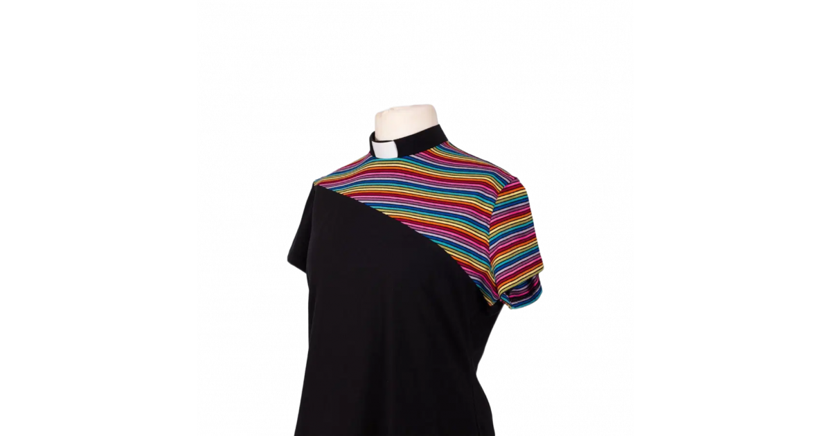 MILEY ASYMMETRIC RAINBOW TULIP DRESS