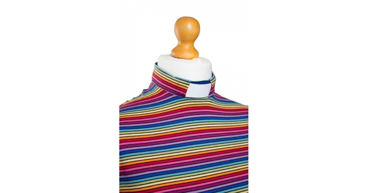 MAISIE FITTED RAINBOW TOP MAISIE FITTED RAINBOW TOP